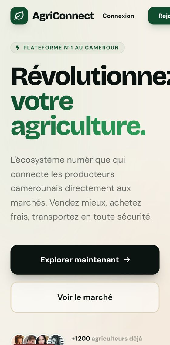 AgriConnect — mobile