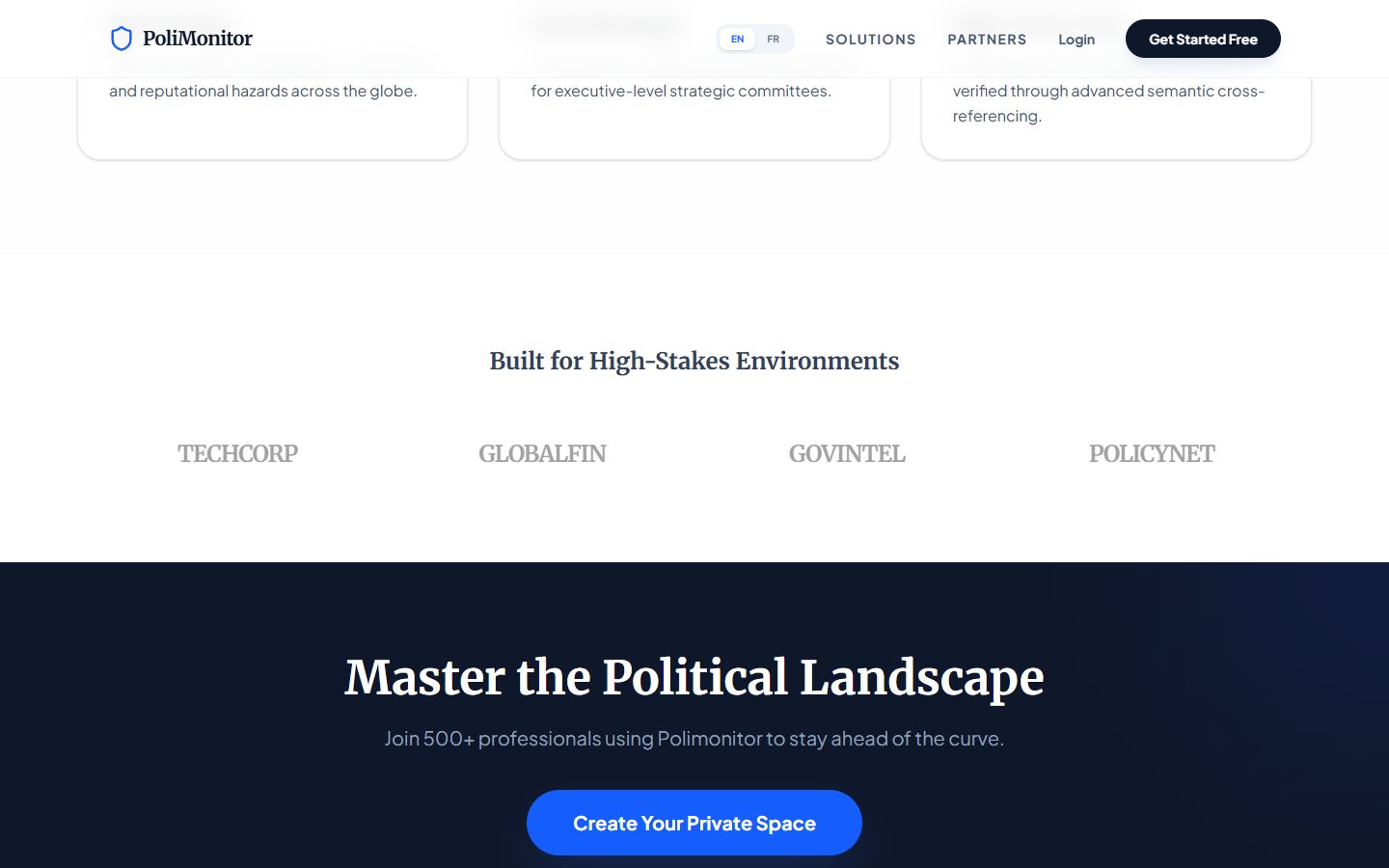 PoliMonitor AI — capture 2