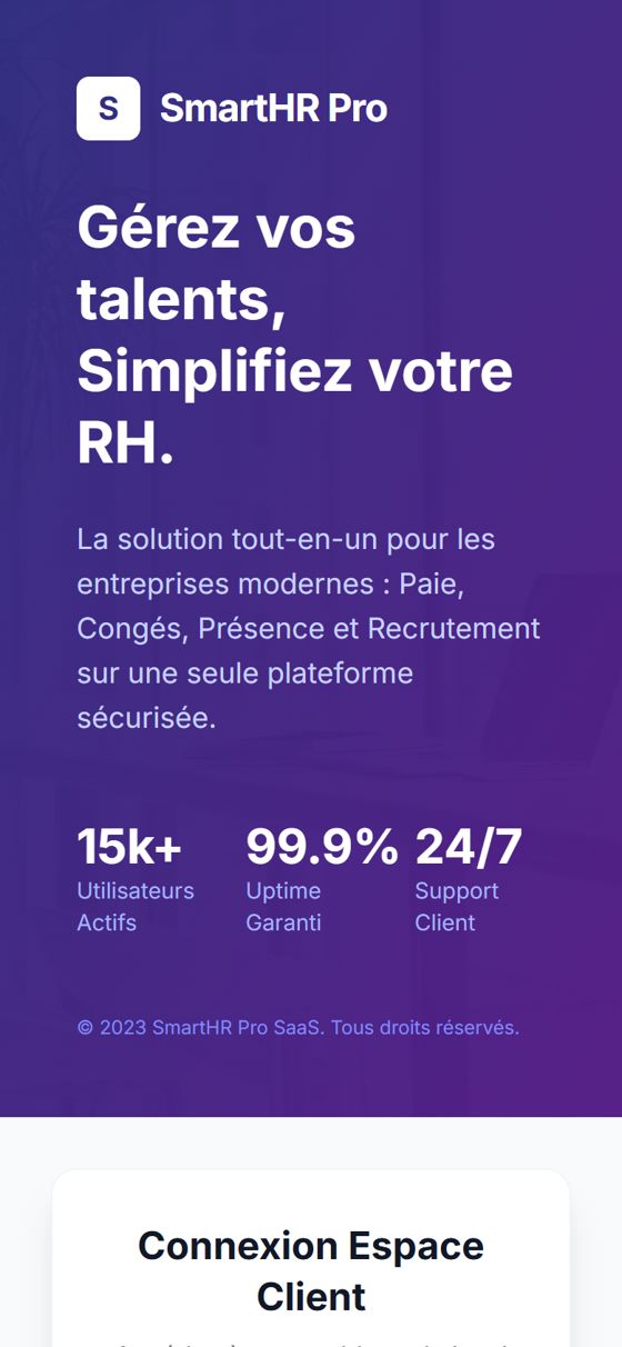 SmartHR Pro — mobile